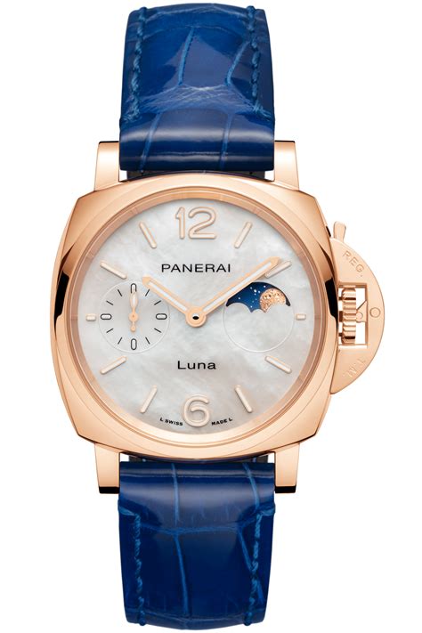 panerai luminor due luna watch